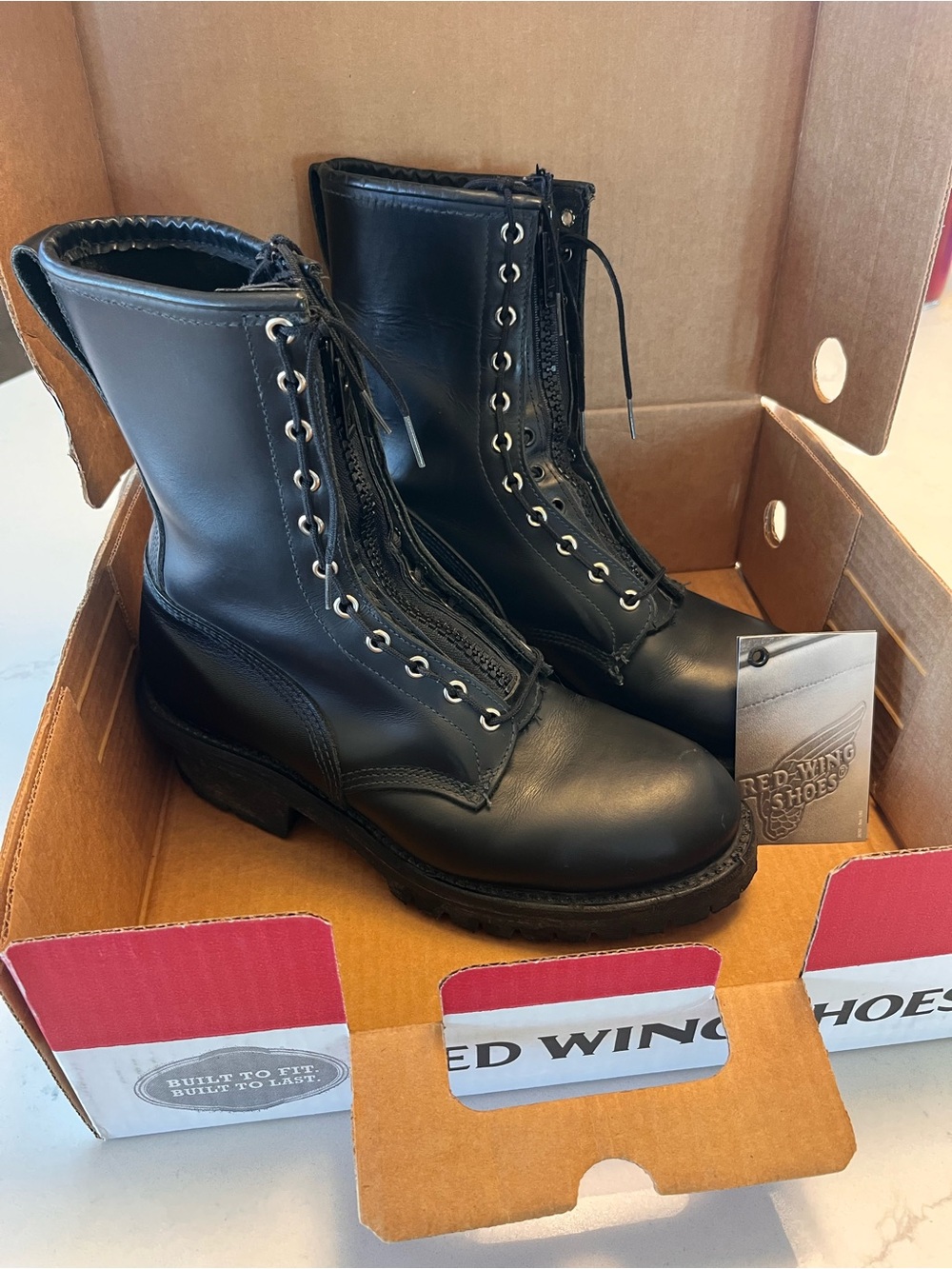 Red Wing Vintage 699 10” NFPA Wildland Black Vibram Logger Size 9 1/2 C